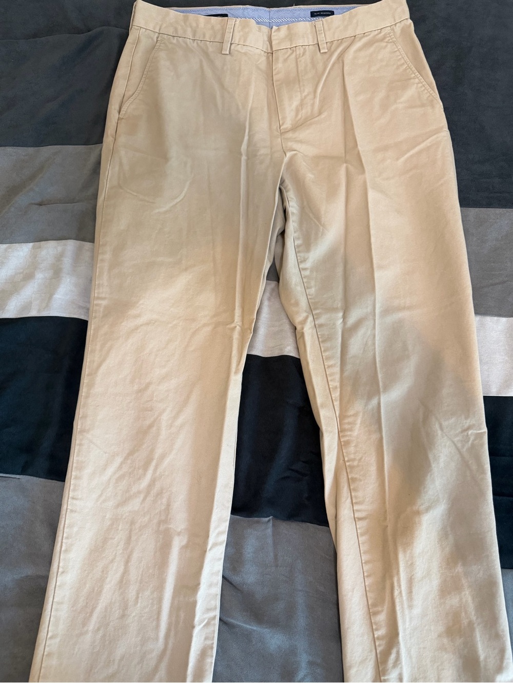 Men's Classic Beige Chino Pants